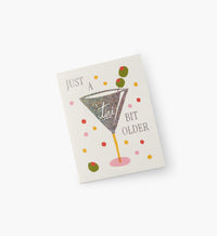 Tracy & Co Just a 'Tini Bit Older Birthday Card - Single Card