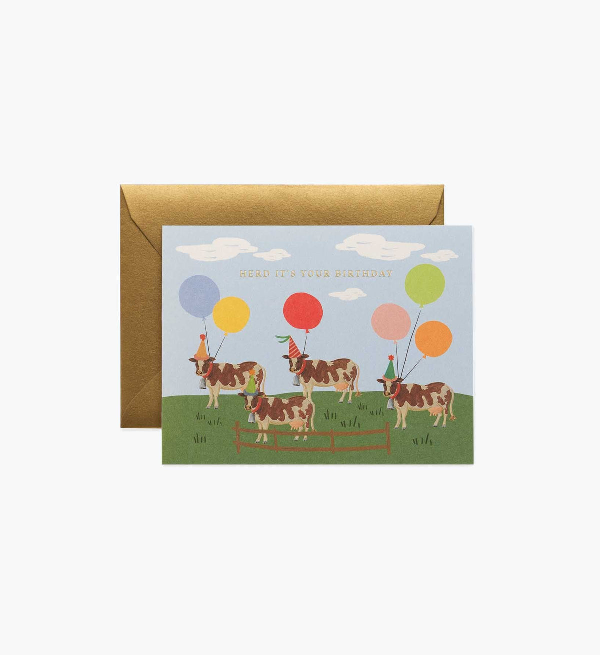 Tracy & Co Herd It's Your Birthday Card - Single Card