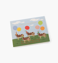 Tracy & Co Herd It's Your Birthday Card - Single Card