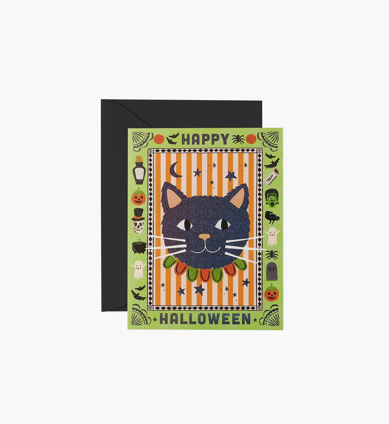 Tracy & Co Spooky Cat Halloween Card - Single Card