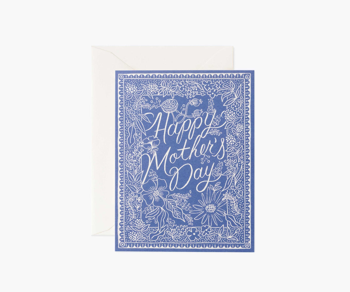 Tracy & Co Delft Mother's Day Card - Single Card