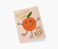 Tracy & Co Orange You The Best Love & Friendship Card - Single Card