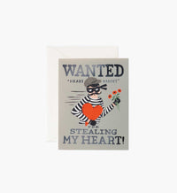 Tracy & Co Heart Bandit Silver Love & Friendship Card - Single Card