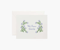 Tracy & Co Hydrangea Sympathy Card - Single Card
