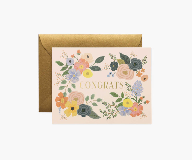 Tracy & Co Garden Forest Congrats Card - Single Card