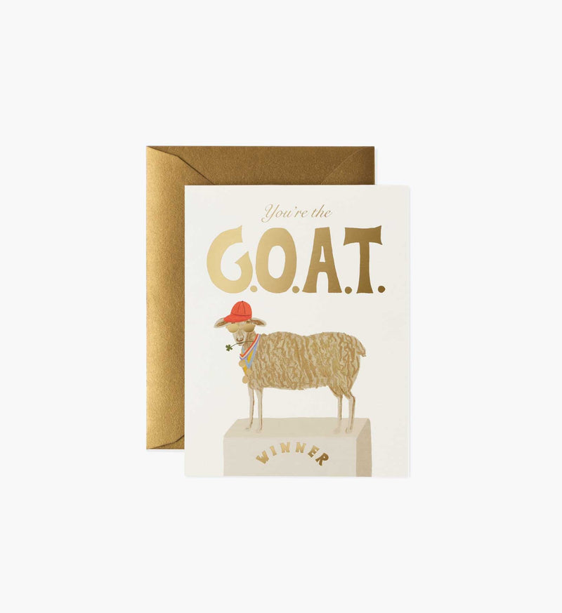 Tracy & Co G.O.A.T. Love & Friendship Card - Single Card