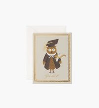 Tracy & Co Congrats Owl Congrats Card - Single Card