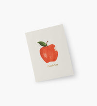 Tracy & Co Apple Thank You Card - Single Card