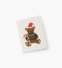Tracy & Co Beary Christmas Holiday Card - Single Card