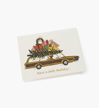 Tracy & Co Jolly Holiday Wagon Holiday Cards - Boxed Set