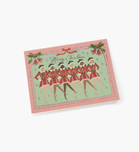 Tracy & Co Fa La La Christmas Holiday Card - Single Card