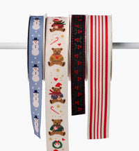 Tracy & Co Ribbon Set of 4 - Beary Christmas
