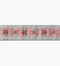 Tracy & Co Holiday Jacquard Ribbon - Candy Cane Stripe