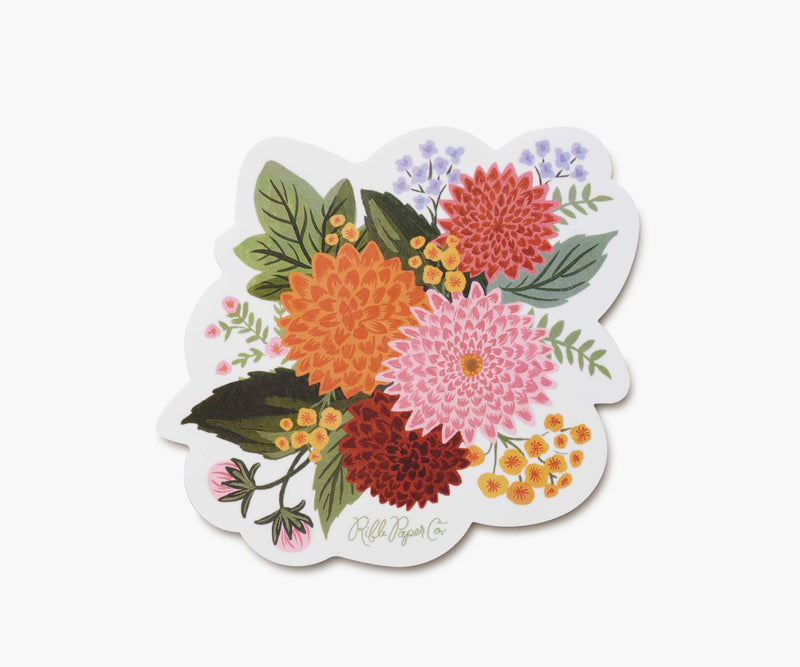 Tracy & Co Dahlia Vinyl Sticker
