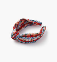 Tracy & Co Knotted Headband - Americana Stripe