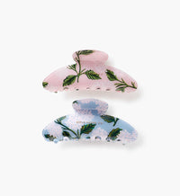 Tracy & Co Large Claw Clip Set - Hydrangea