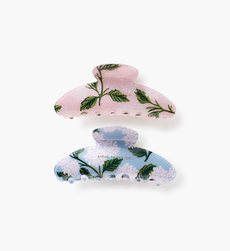Tracy & Co Large Claw Clip Set - Hydrangea