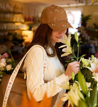 Tracy & Co Baseball Cap - Ditsy Dahlia