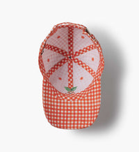 Tracy & Co Baseball Cap - Gingham Cherries