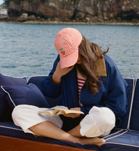 Tracy & Co Baseball Cap - Gingham Cherries