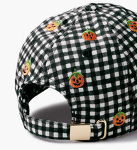 Tracy & Co Baseball Cap - Pumpkin Gingham