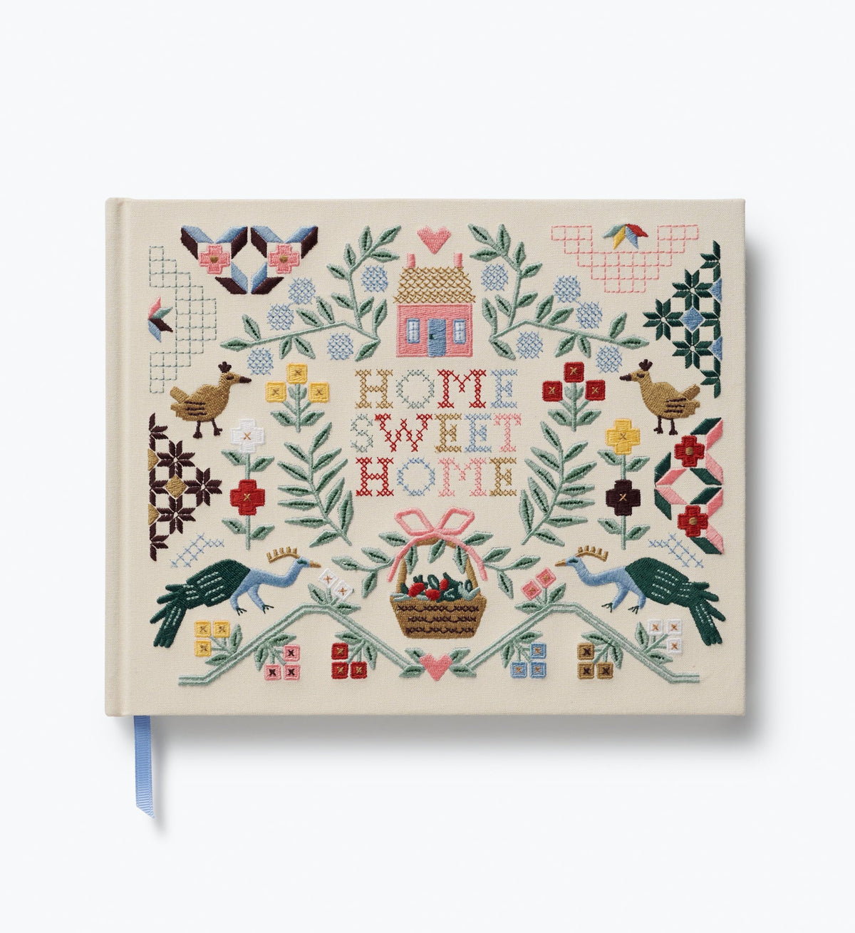 Tracy & Co Embroidered Guest Book - Home Sweet Home