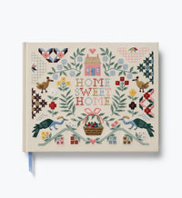 Tracy & Co Embroidered Guest Book - Home Sweet Home