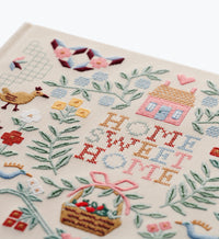 Tracy & Co Embroidered Guest Book - Home Sweet Home