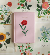 Tracy & Co Birth Month Mini Embroidered Journal - January