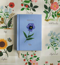 Tracy & Co Birth Month Mini Embroidered Journal - February