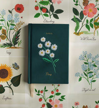 Tracy & Co Birth Month Mini Embroidered Journal - April