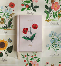 Tracy & Co Birth Month Mini Embroidered Journal - August