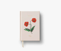Tracy & Co Birth Month Mini Embroidered Journal - August