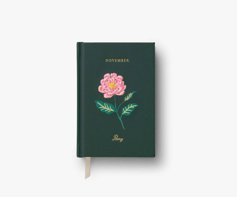 Tracy & Co Birth Month Mini Embroidered Journal - November