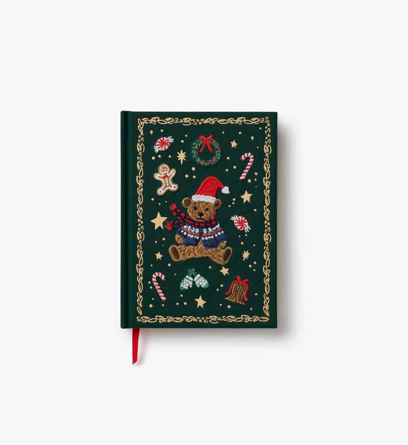 Tracy & Co Embroidered Journal - Beary Christmas