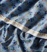 Tracy & Co Poppy Cotton Fabric - Slate