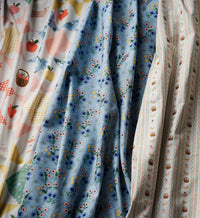 Tracy & Co Poppy Cotton Fabric - Slate