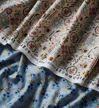 Tracy & Co Heritage Sampler Cotton Fabric - Linen
