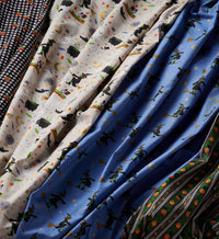 Tracy & Co Wicked Witches Cotton Metallic Fabric - Blue