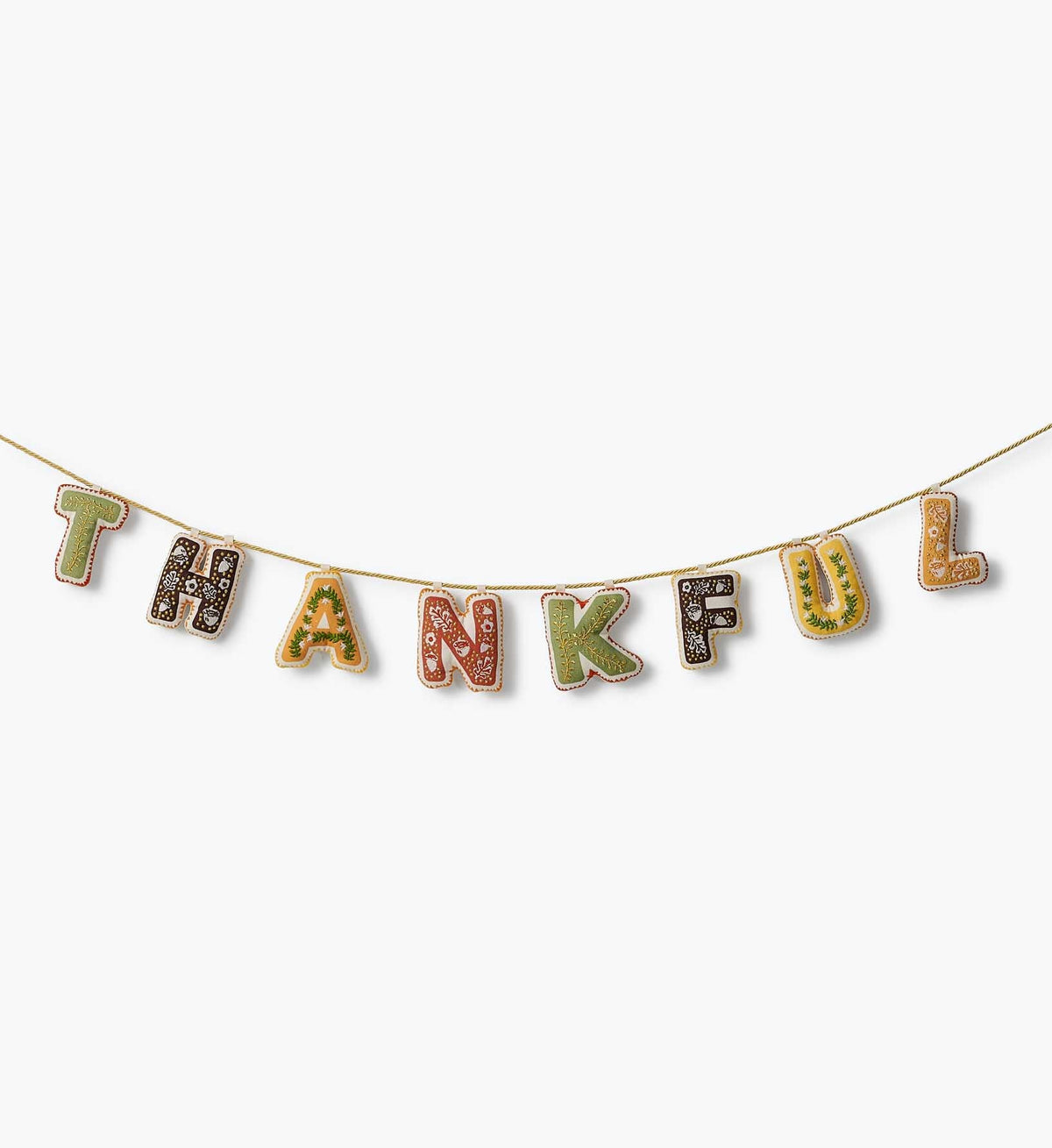 Tracy & Co Embroidered Garland - Thankful Harvest