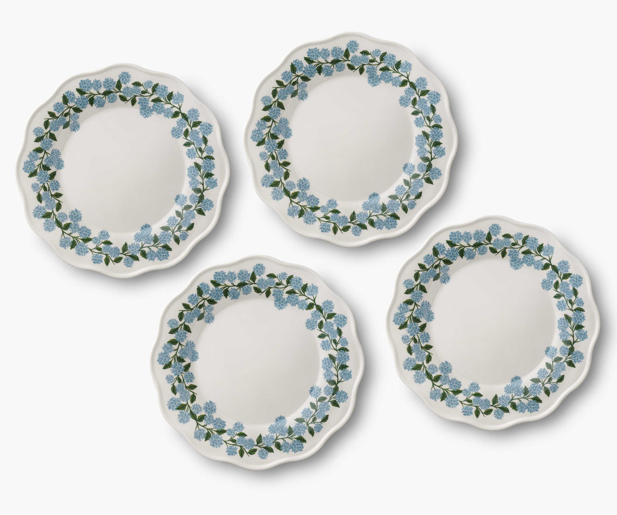 Tracy & Co Melamine Assorted Dinner Plates - Hydrangea