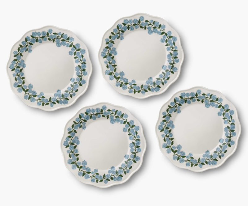 Tracy & Co Melamine Assorted Dinner Plates - Hydrangea