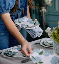 Tracy & Co Melamine Assorted Dessert Plates - Hydrangea