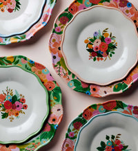 Tracy & Co Melamine Assorted Dessert Plates - Garden Party