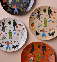 Tracy & Co Melamine Assorted Dessert Plates - Halloween Parade