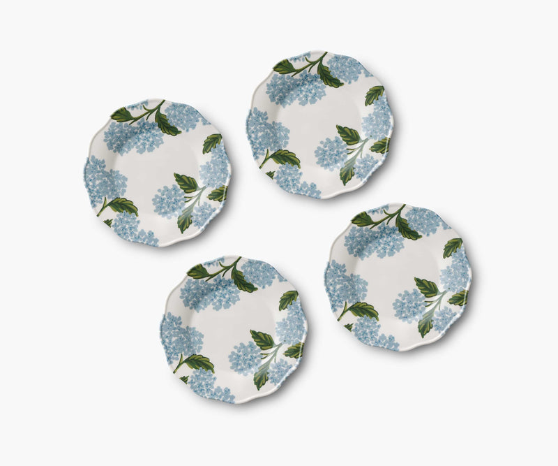 Tracy & Co Melamine Assorted Dessert Plates - Hydrangea
