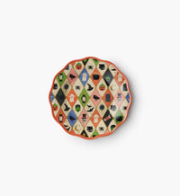 Tracy & Co Melamine Assorted Dessert Plates - Halloween Argyle