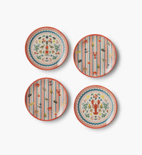 Tracy & Co Melamine Assorted Dessert Plates - Seaside