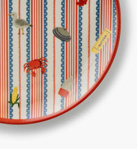 Tracy & Co Melamine Assorted Dessert Plates - Seaside