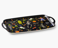 Tracy & Co Melamine Serving Platter with Handles - Halloween Parade